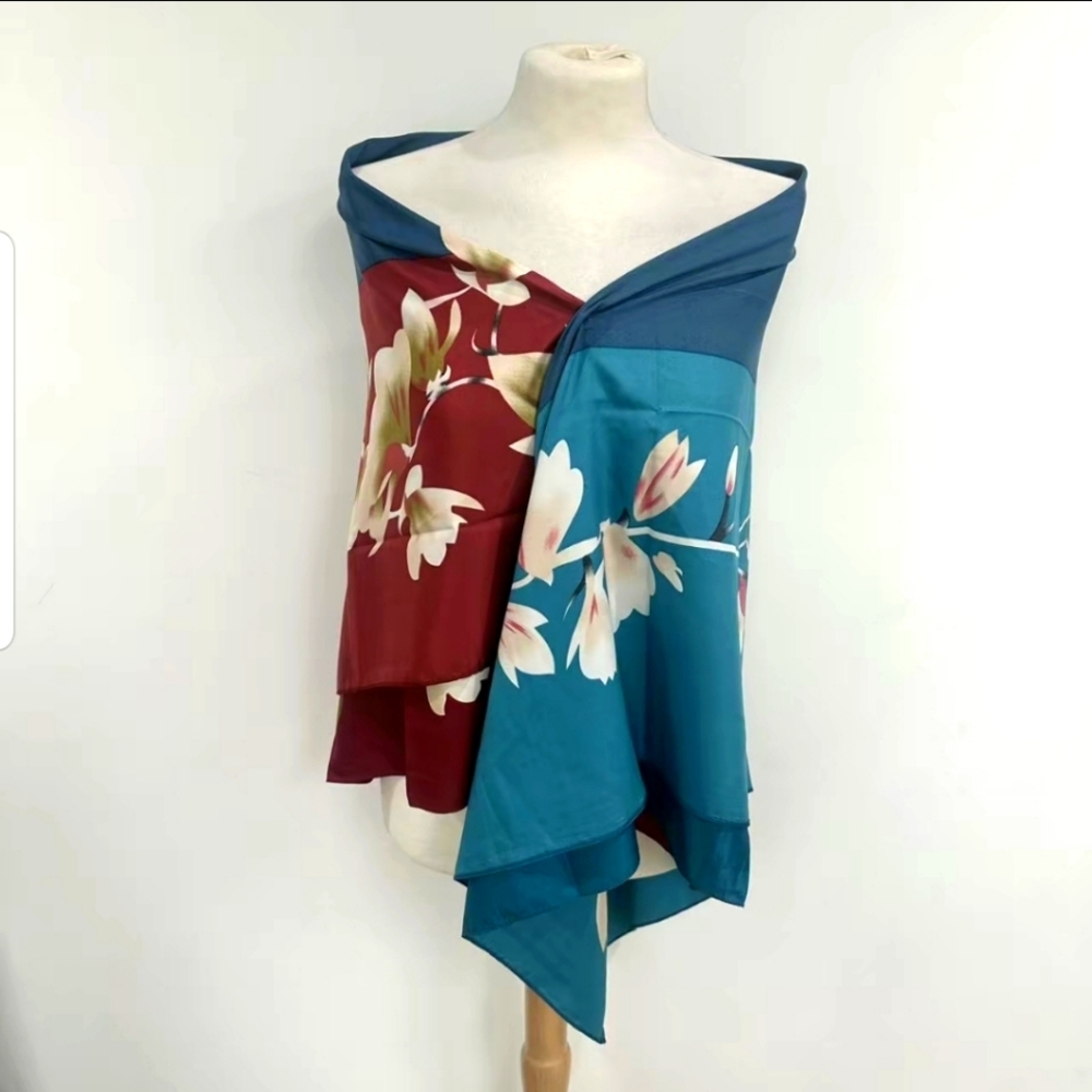 Beautiful Floral Multicolor Scarf